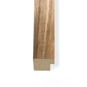 Eindlat voor Akupanel - Bruin Eiken - 300 cm