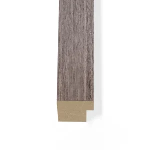 Eindlat voor Akupanel - Donker Walnoot - 300 cm