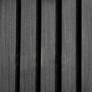 Akupanel - Akoestische Wandpanelen - Zwart Eiken 300 x 60 cm - 3 zijdig