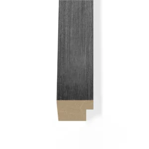 Eindlat voor Akupanel - Zwart Eiken - 300 cm